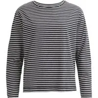 People Wear Organic People Wear Organic Langarmshirt, geringelt, Bio-Baumwolle, Schwarz, – Produktbild 1 von 1