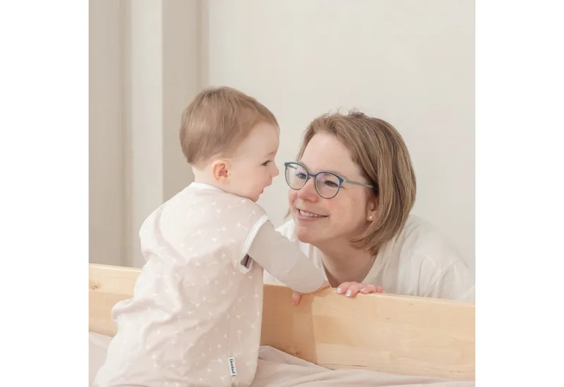 Ehrenkind Ganzjahresschlafsack Schlafsack Rund 2.5 TOG, Bio-Baumwolle, Baby Schlafsack (Standard 100 by OEKO-TEX, 100% Bio-Baumwolle, 2.5 TOG, Ganzjahresschlafsack), Schlafsack Baby 2.5 TOG, Babyschlafsack, Grün, – Produktbild 4 von 5