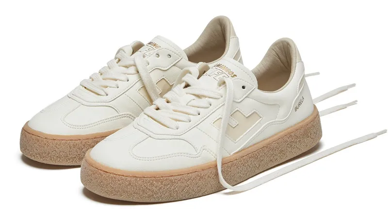 Flamingos Life Flamingos Life BURELA BOLD Sneaker veganer Sneaker, Obermaterial aus 70% Maisresten, Weiß, – Produktbild 2 von 4