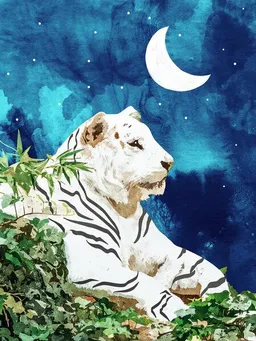 Photocircle Photocircle Poster / Leinwandbild - Moonbath – Produktbild 1 von 1