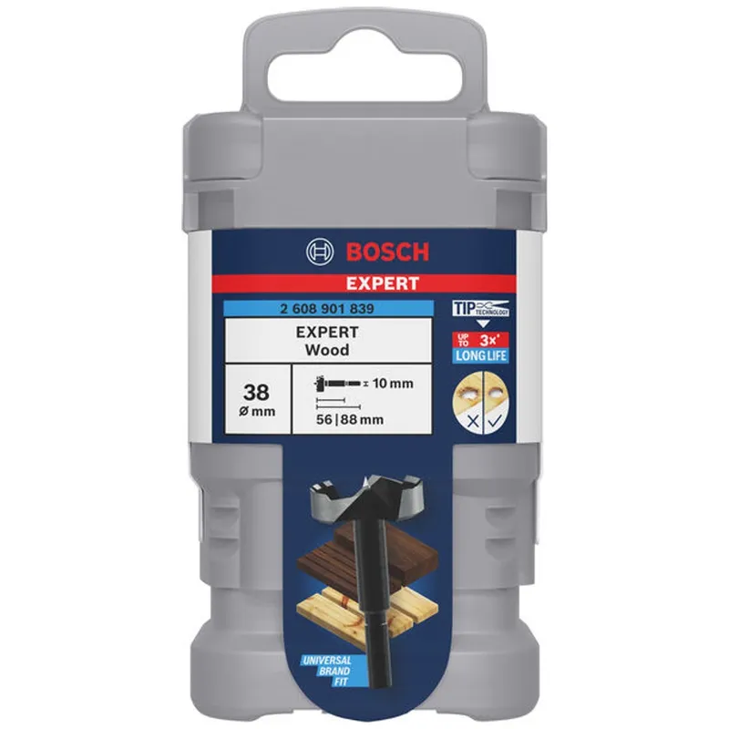 Bosch Professional Bosch Professional Bosch EXPERT Forstnerbohrer Wood, 38 mm, D10 mm – Produktbild 1 von 1