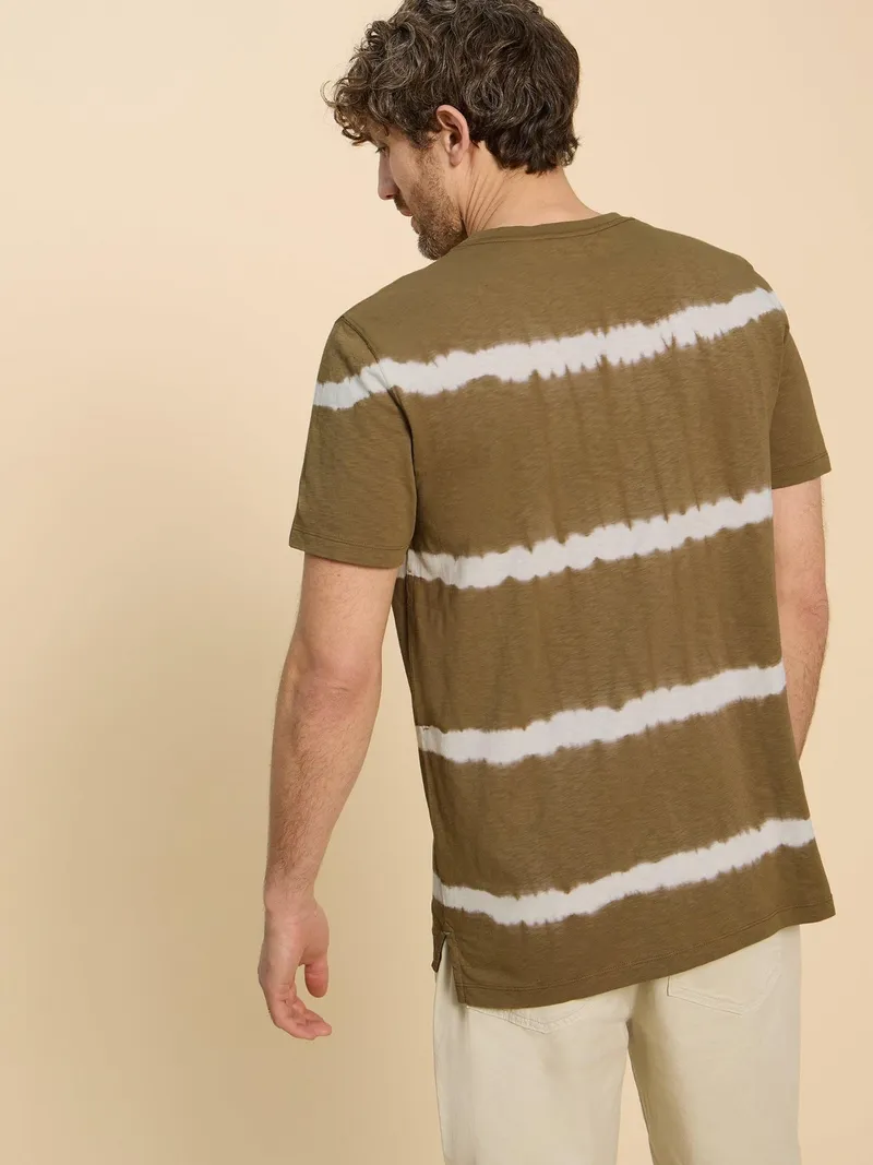 White Stuff Batik T-Shirt - XXL, Grün multi, – Produktbild 4 von 4