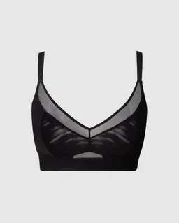 Understatement Understatement Damen vegan Bh Mesh Support Plus Schwarz – Produktbild 1 von 1