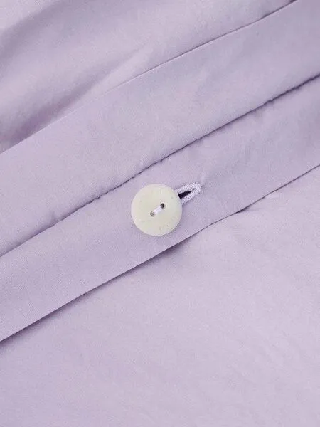 erlich textil erlich textil Finn Bettdeckenbezug aus Bio-Baumwolle, made in Europe, Flieder, – Produktbild 4 von 6