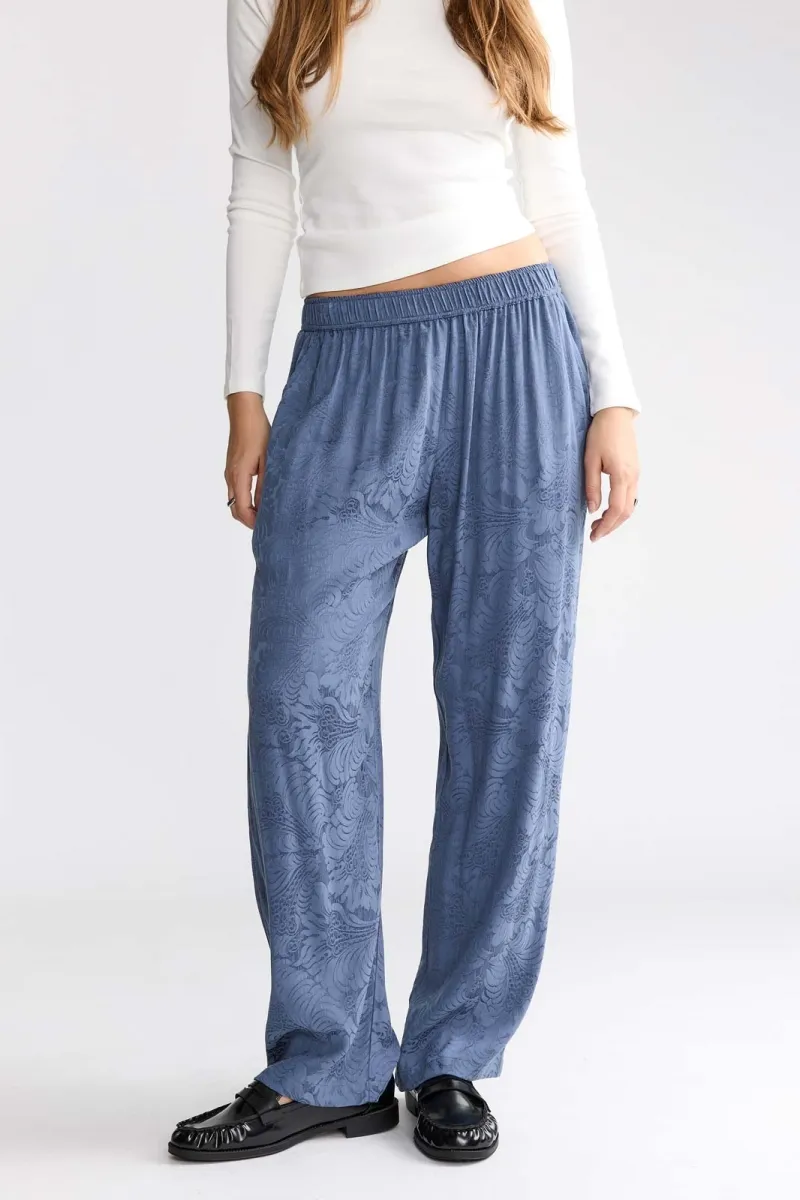 Yahmo Yahmo Damen vegan Hose Hilde Zen Indigo, Blau, – Produktbild 2 von 2