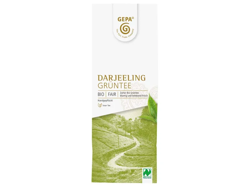 gepa GEPA Grüner Bio-Tee Darjeeling, 100g – Produktbild 1 von 1