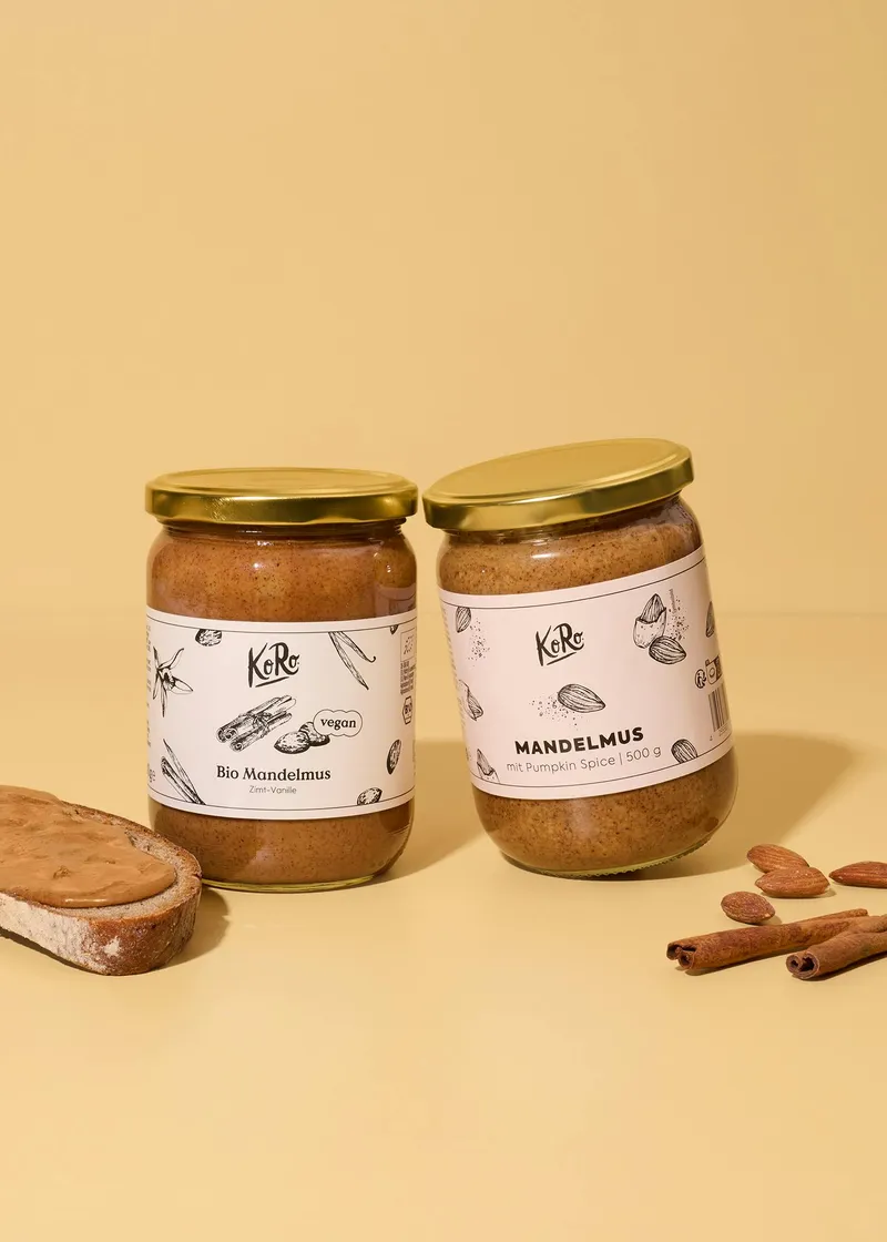 KoRo KoRo Seasonal Spice Mandelmus Duo | 2 x 500 g – Produktbild 1 von 2