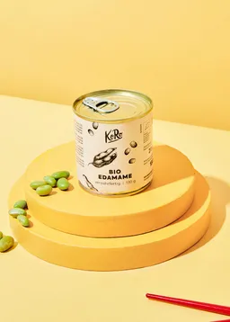 KoRo Grüne Bio Edamame in der Dose 130 g – Produktbild 1 von 1