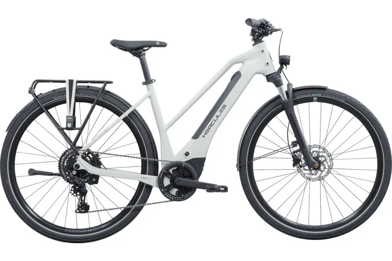 Hercules Hercules Futura SL I-9 - 28 Zoll 400Wh 9K Diamant - urban grey-glossy, Rot,grau, – Produktbild 2 von 3