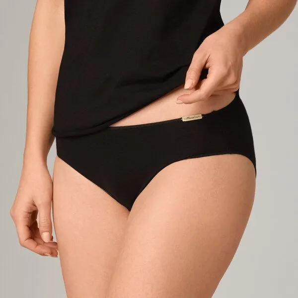 comazo|earth comazo|earth Fairtrade Rio-Slip, Schwarz, – Produktbild 1 von 4