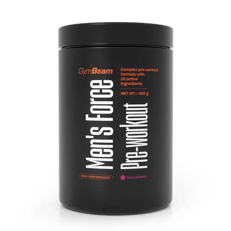 GymBeam OG1 GymBeam Men‘s Force Pre-Workout 420 g Wild Berries – Produktbild 1 von 1