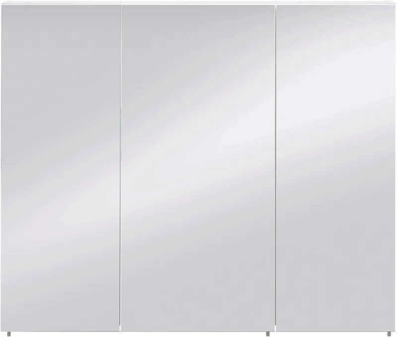 Schildmeyer Spiegelschrank Basic, Spiegelschrank, Made in Germany, B: 90 cm Solide Verarbeitung - Dieses Produkt ist in Deutschland gefertigt, Weiß, – Produktbild 4 von 5