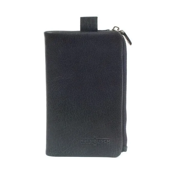 Margelisch Margelisch RFID Ledergeldbörse Hamburg 2, Steel blue, – Produktbild 1 von 2