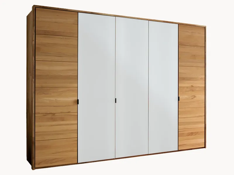 allnatura allnatura Drehtüren-Kleiderschrank "Cascano" | 2-türig | Wildeiche | 50er-Raster | Holz, Braun, – Produktbild 1 von 2