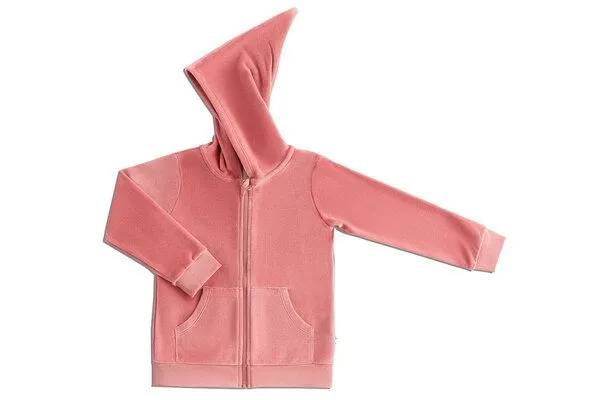 Leela Cotton Leela Cotton Nicky Kapuzenjacke Bio-Baumwolle, Altrosa, – Produktbild 2 von 3