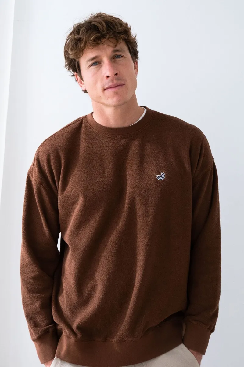 TWOTHIRDS TWOTHIRDS Herren vegan Sweatshirt Kilda Tiramisu Braun, Braun, – Produktbild 2 von 2