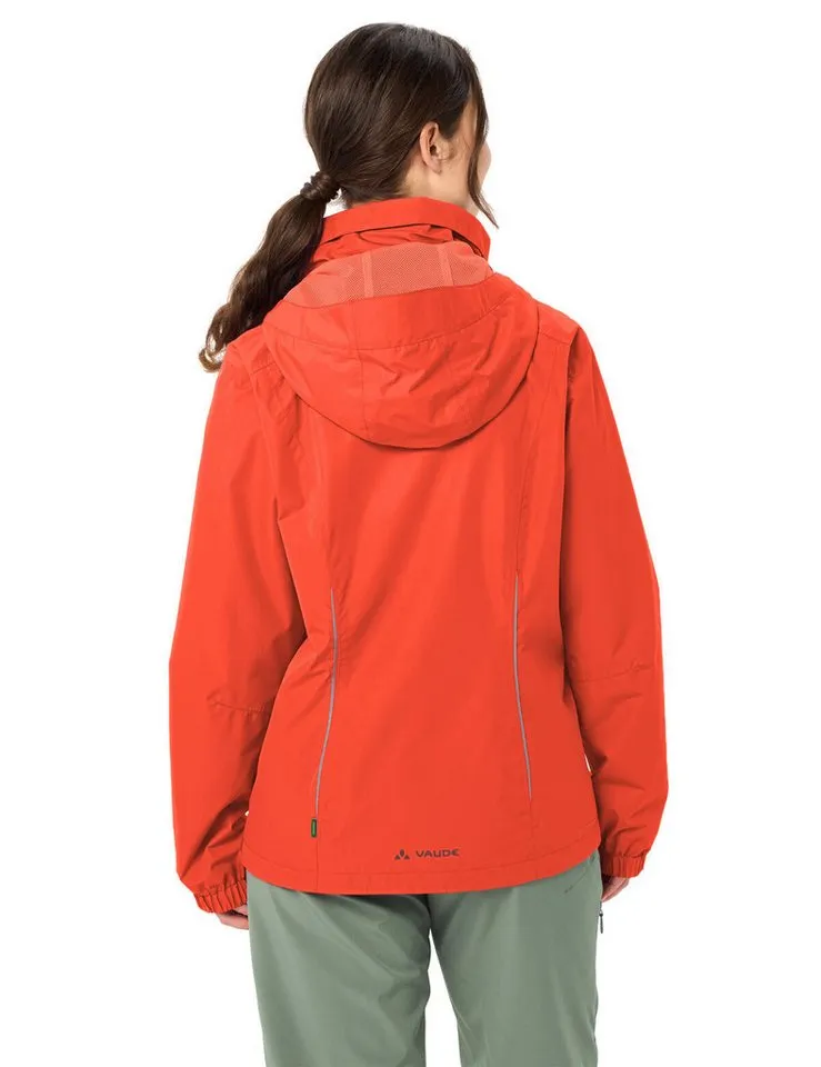 Vaude Vaude Fahrradjacke Women's Escape Bike Light Jacket (1-St) wasserdicht, winddicht und atmungsaktiv, Rot, – Produktbild 3 von 4