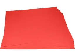 Memo 5 Bögen Bastelkarton 52 x 74 cm, 350 g/m² rot – Produktbild 1 von 1