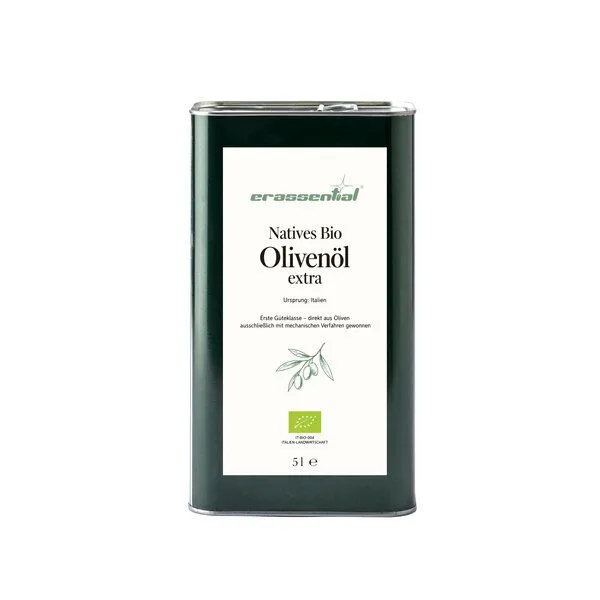 Erassential Erassential Natives BIO Olivenöl Extra Kanister 5 Liter – Produktbild 2 von 4
