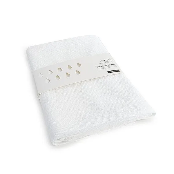 EKOBO EKOBO Badetuch aus Biobaumwolle, White, – Produktbild 3 von 4