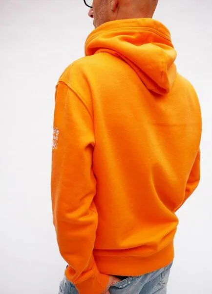 SPARKLES OF LIGHT SPARKLES OF LIGHT Basic Unisex Hoodie | SHINE LOVE LIVE, Orange, – Produktbild 4 von 4