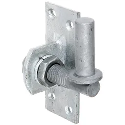 Alberts ALBERTS Kloben zum Anschrauben, verstellb., feuervz.DornØ16mm, Platte BxH45x105mm, Gewinde:M16 – Produktbild 1 von 1