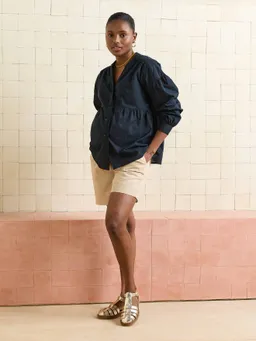 Vertbaudet Umstands-Shorts aus Twill – Produktbild 1 von 1
