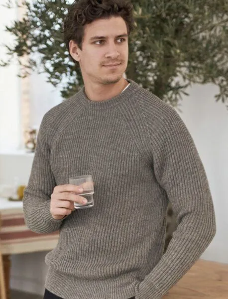 About Companions About Companions - Pullover Nord Alpaca, Grau (undyed grey), – Produktbild 3 von 4