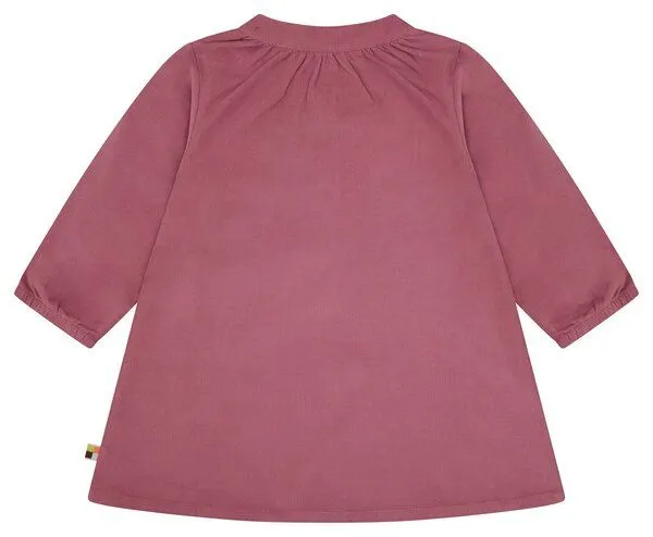loud + proud loud + proud Babys & Kinder Kleid aus Cord, GOTS-zertifiziert, Grape(rosa), – Produktbild 2 von 3