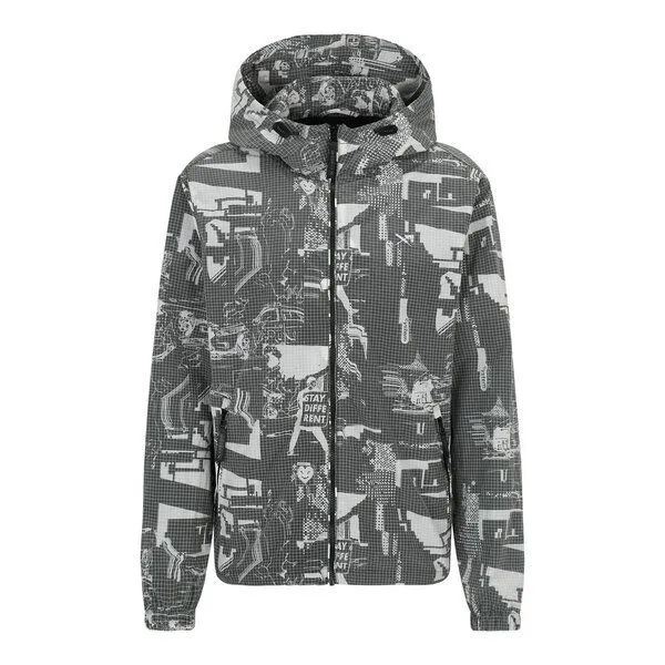 Iriedaily Iriedaily Artisaner Jacket, Schwarz/weiß, – Produktbild 1 von 4