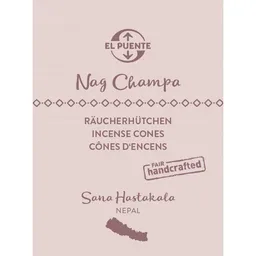 El Puente El Puente Räucherhütchen "Nag Champa" | Fair Trade & Handmade aus Nepal – Produktbild 1 von 1