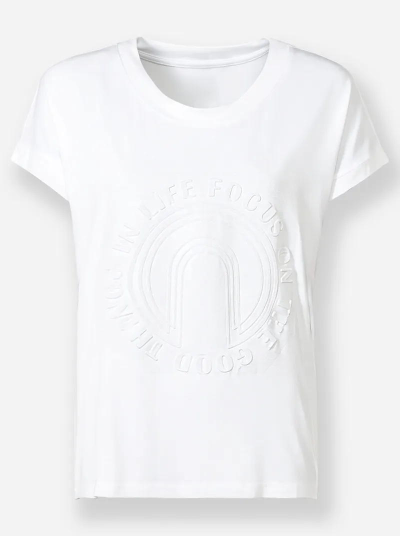 heine Kurzarmshirt weiß, Weiß, – Produktbild 2 von 2