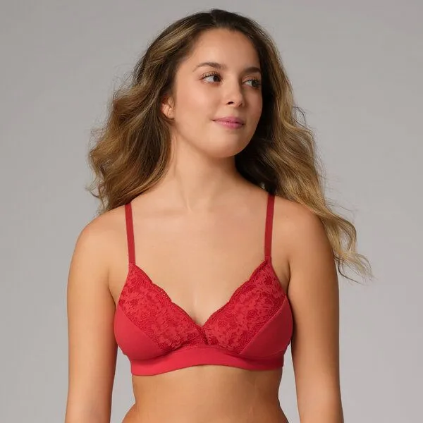 comazo|earth comazo|earth Fairtrade Soft BH | GOTS zertifiziert, Cranberry, – Produktbild 2 von 4