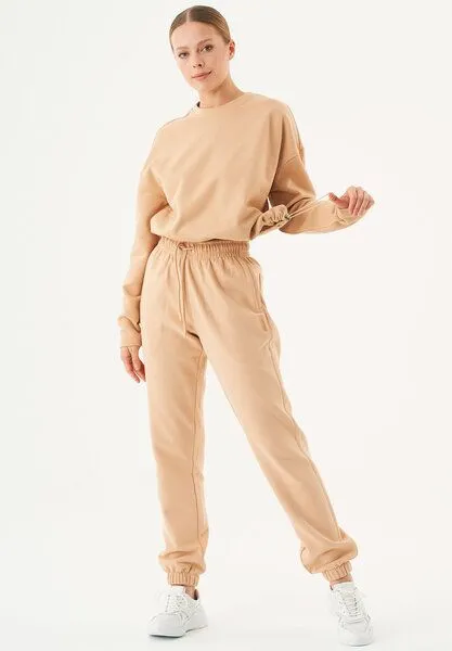 ORGANICATION ORGANICATION ESSENTIALS-SEDA- Sweatshirt aus Bio-Baumwolle, Beige, – Produktbild 2 von 4