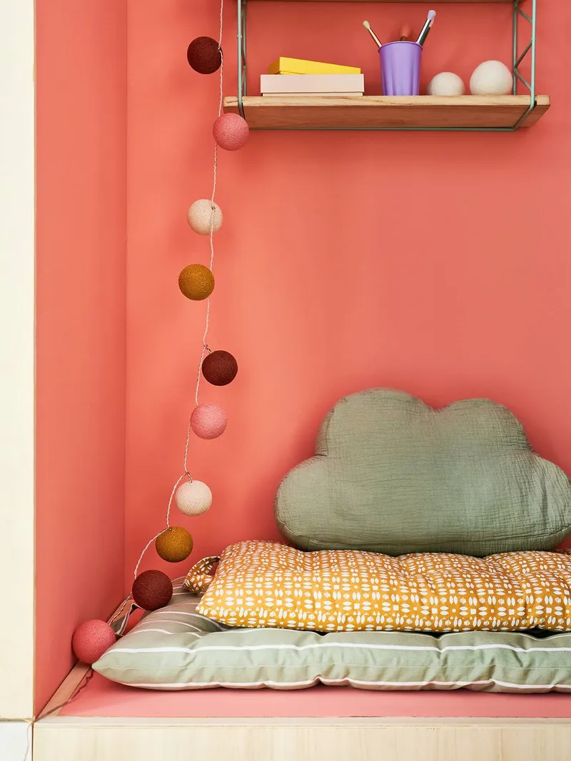 Vertbaudet Kinderzimmer Lichterkette, Rosa, – Produktbild 2 von 2
