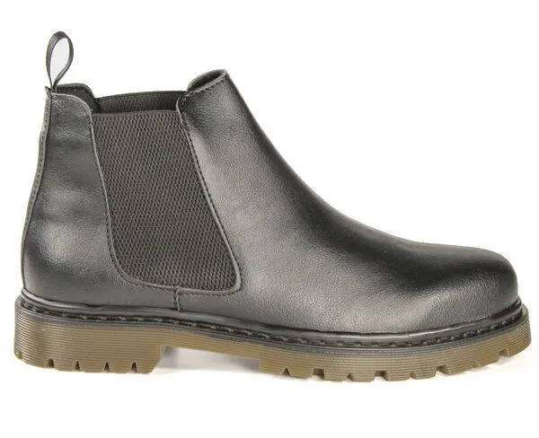 Fairticken Fairticken ALCHELA Vegane Chelsea Boots Unisex, Schwarz, – Produktbild 3 von 4