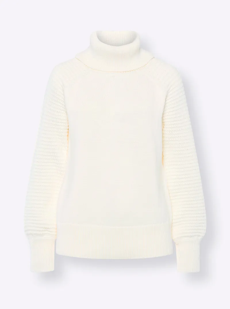 heine Rollkragenpullover ecru, Ecru, – Produktbild 1 von 2