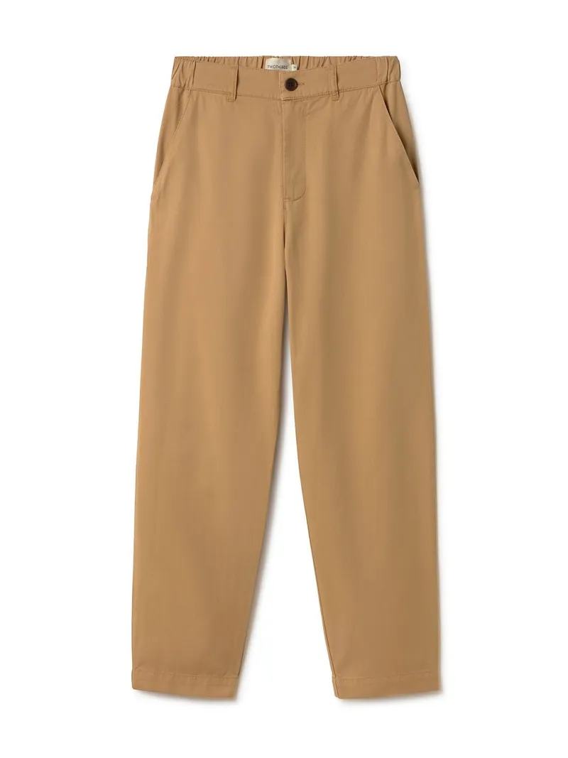 TWOTHIRDS TWOTHIRDS Damen vegan Hose Olkhon Desert Khaki, Hellbraun, – Produktbild 2 von 2