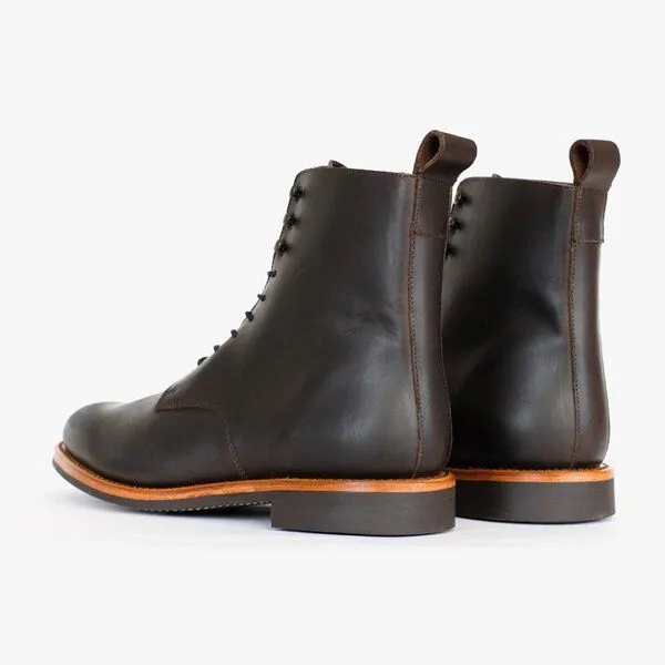 SORBAS SORBAS Welted No.7 rahmengenähte Stiefel aus Leder, Dark brown (dunkelbraun), – Produktbild 6 von 8