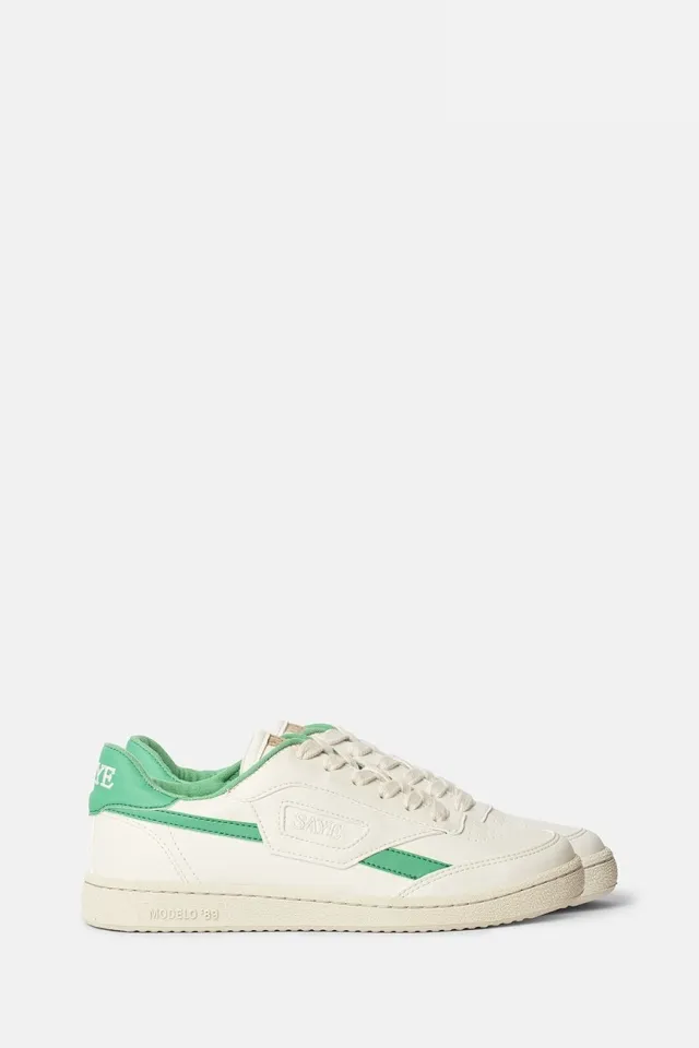 SAYE SAYE Herren vegan Sneaker Modelo '89, Weiß, – Produktbild 2 von 2