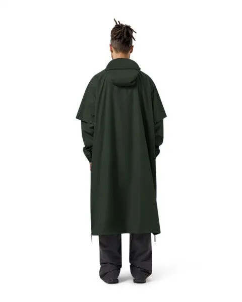 Maium Maium Wasserdichter Regen-Poncho, Dark oak, – Produktbild 3 von 4