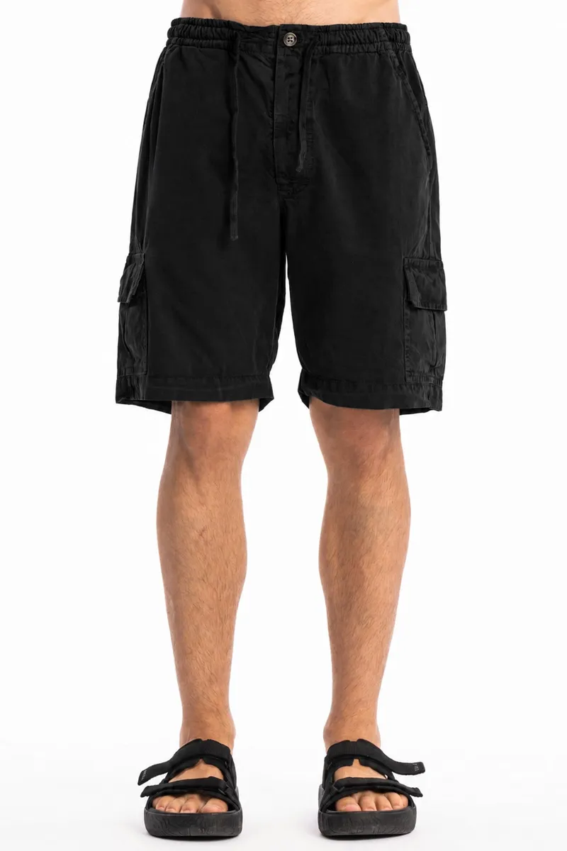 RAVENS VIEW IBIZA RAVENS VIEW IBIZA Herren vegan Shorts Desert Black, Schwarz, – Produktbild 1 von 1