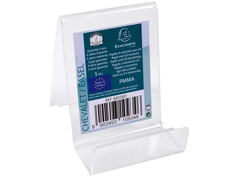 Exacompta Exacompta Tischaufsteller "Exacryl" für Präsentationen, Außenmaß: 30 x 83 x 53 mm – Produktbild 1 von 1