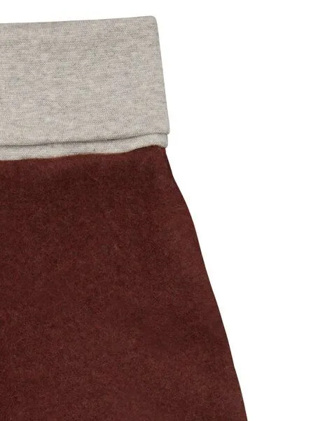 loud + proud loud + proud Babys & Kinder Wollfleece-Hose, GOTS-zertifiziert, Wood(braun), – Produktbild 1 von 2