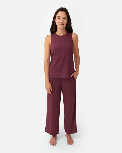 Lotuscrafts Lotuscrafts Naima Top, Dark cranberry, – Produktbild 3 von 4