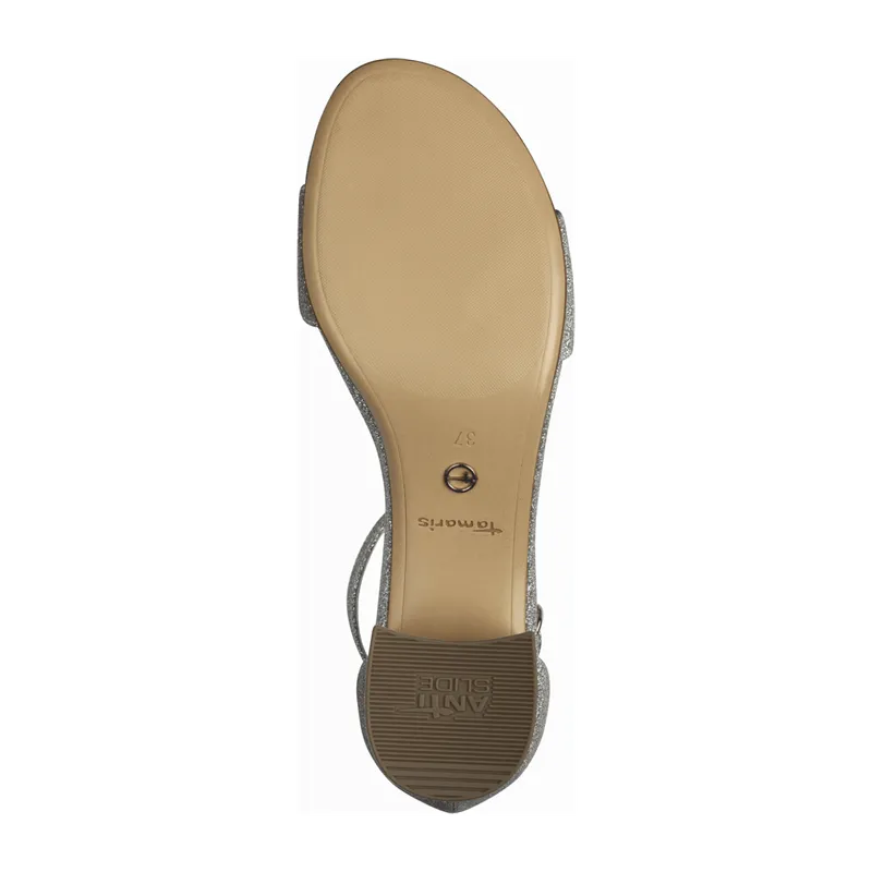 Tamaris Tamaris Da.-Sandalette für Damen, gold, Größe 38 EU, Gold, – Produktbild 2 von 3