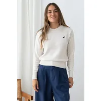 TWOTHIRDS TWOTHIRDS Damen vegan Pullover Wando Ecru Neps, Beige, – Produktbild 1 von 1