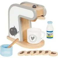 Goki goki Kinder Kaffeemaschine aus Holz, 13-teilig, bunt lackiert Maße 17,5 x 10,5 x 16,5 cm – Produktbild 1 von 1