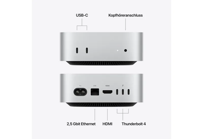 Apple Apple Mac mini - M6 - RAM 16 GB - SSD 256 GB – Produktbild 5 von 6
