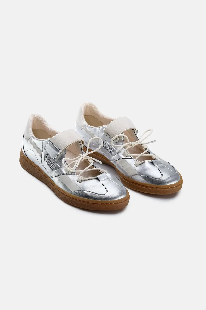 SAYE SAYE Damen vegan Sneaker M70 Muse, Grau, – Produktbild 1 von 2